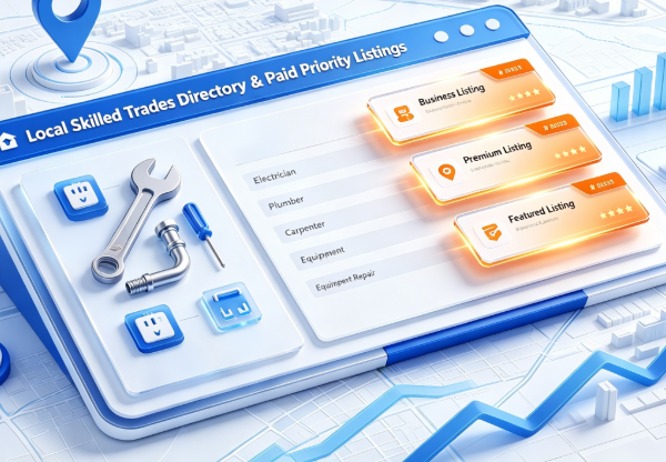 Local Directory of Skilled Trade Businesses | Paid Priority Listing to Secure Repair & Installation Leads